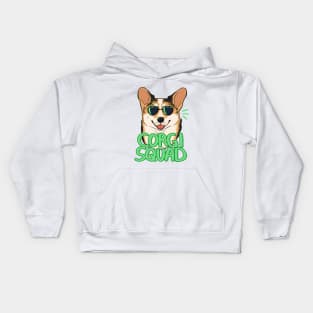 CORGI SQUAD (sable) Kids Hoodie